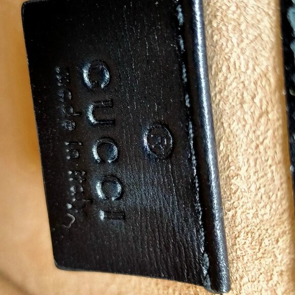 Gucci Black Leather Shoulder Bag mon590-101625 - Picture 16 of 16